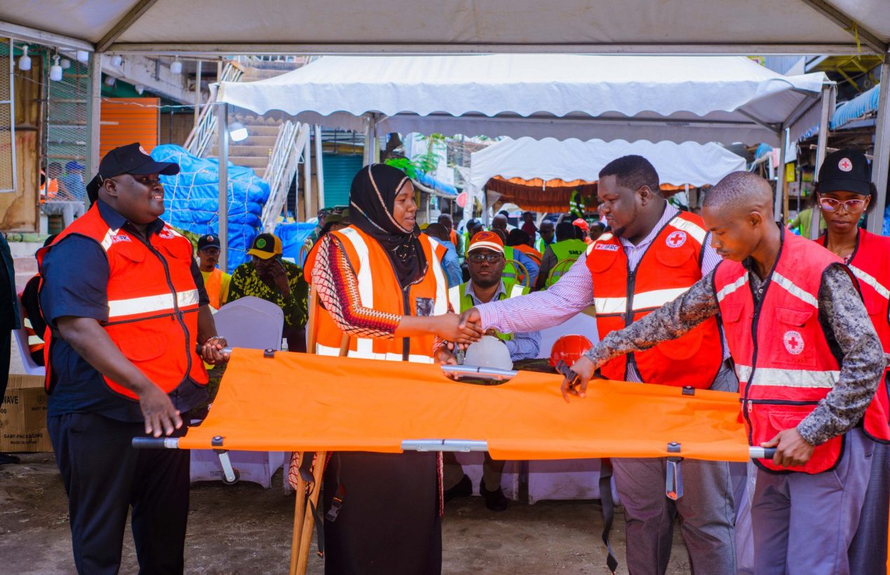 Red Cross Equipment Handover